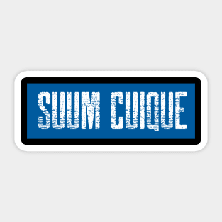 Suum cuique Sticker